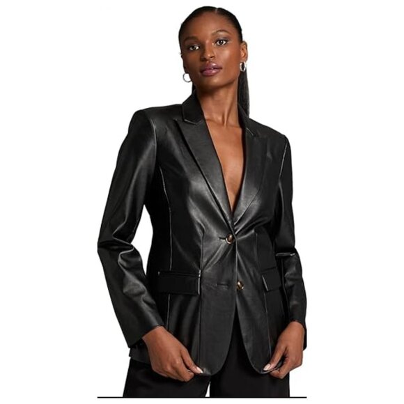 Gabrielle Union Jackets & Blazers - Gabrielle Union Faux Leather Blazer – XS – New With Tags